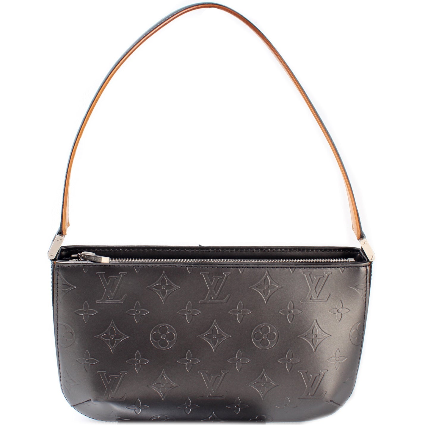 Louis Vuitton Fowler Mat Monogram Leather Handbag Mat Leather