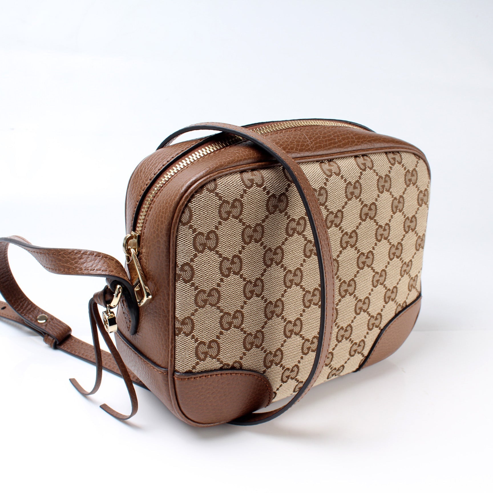 Gucci Bree GG Cnavas Crossbody Bag