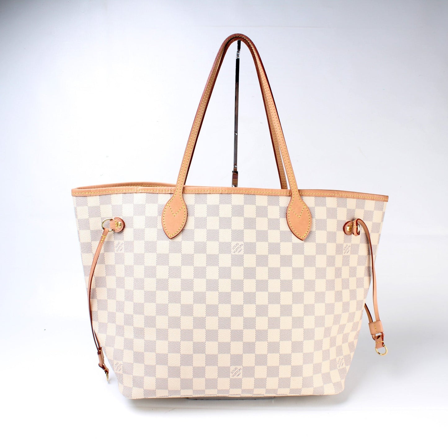 Louis Vuitton Neverfull w MM Azur Damier Wallet Case Azur 3