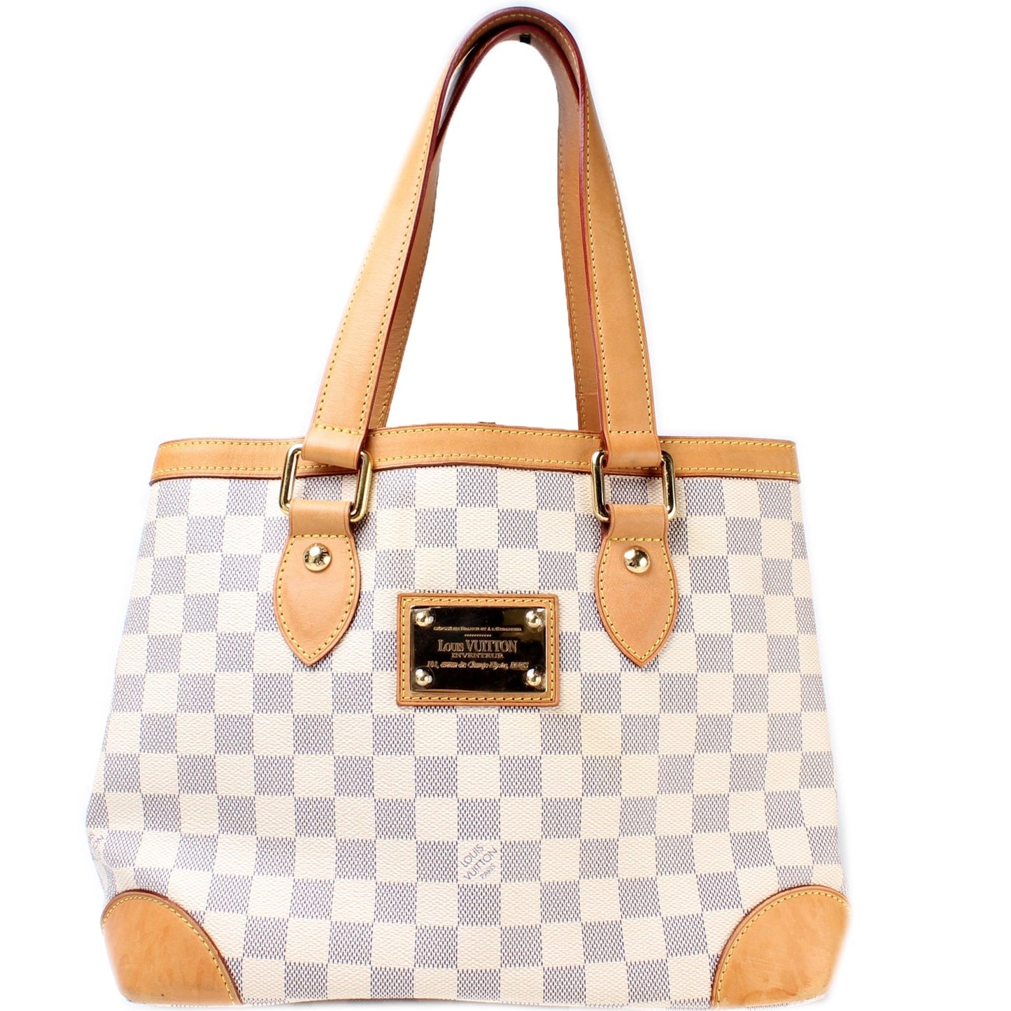 Louis Vuitton Hampstead PM Azur Damier Handbag