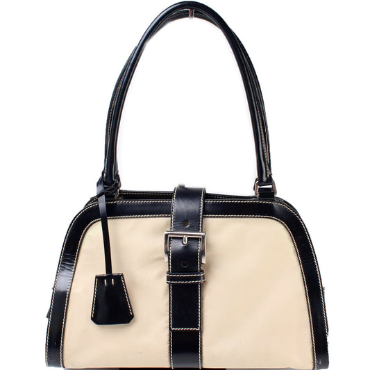 Prada Top Handle Shoulder Bag Nylon