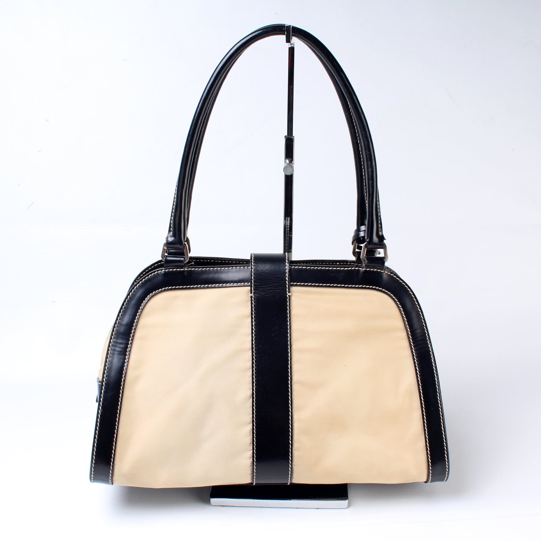 Prada Top Handle Shoulder Bag Nylon