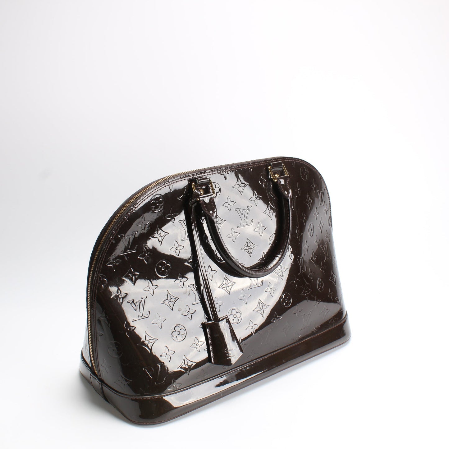 Louis Vuitton Alma GM Vernis Handbag Vernis 10