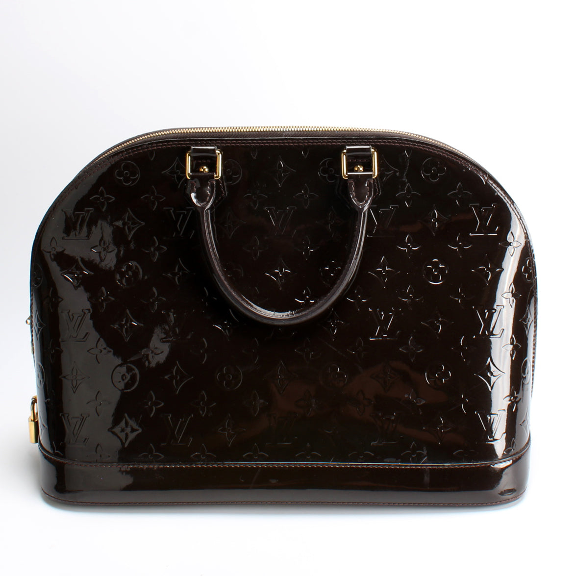 Louis Vuitton Alma GM Vernis Handbag Vernis 10