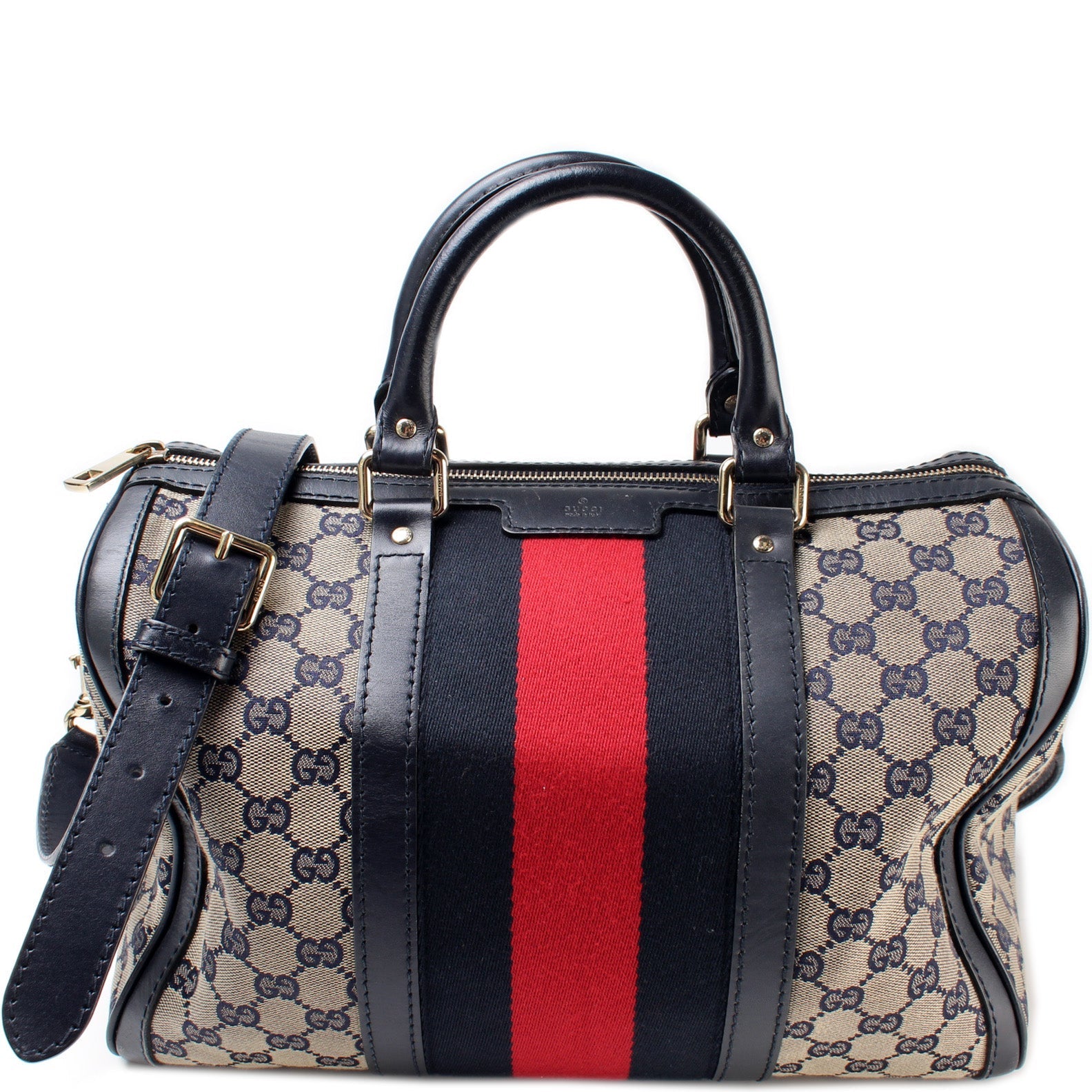 Gucci Boston Canvas Travel Bag Canvas 4