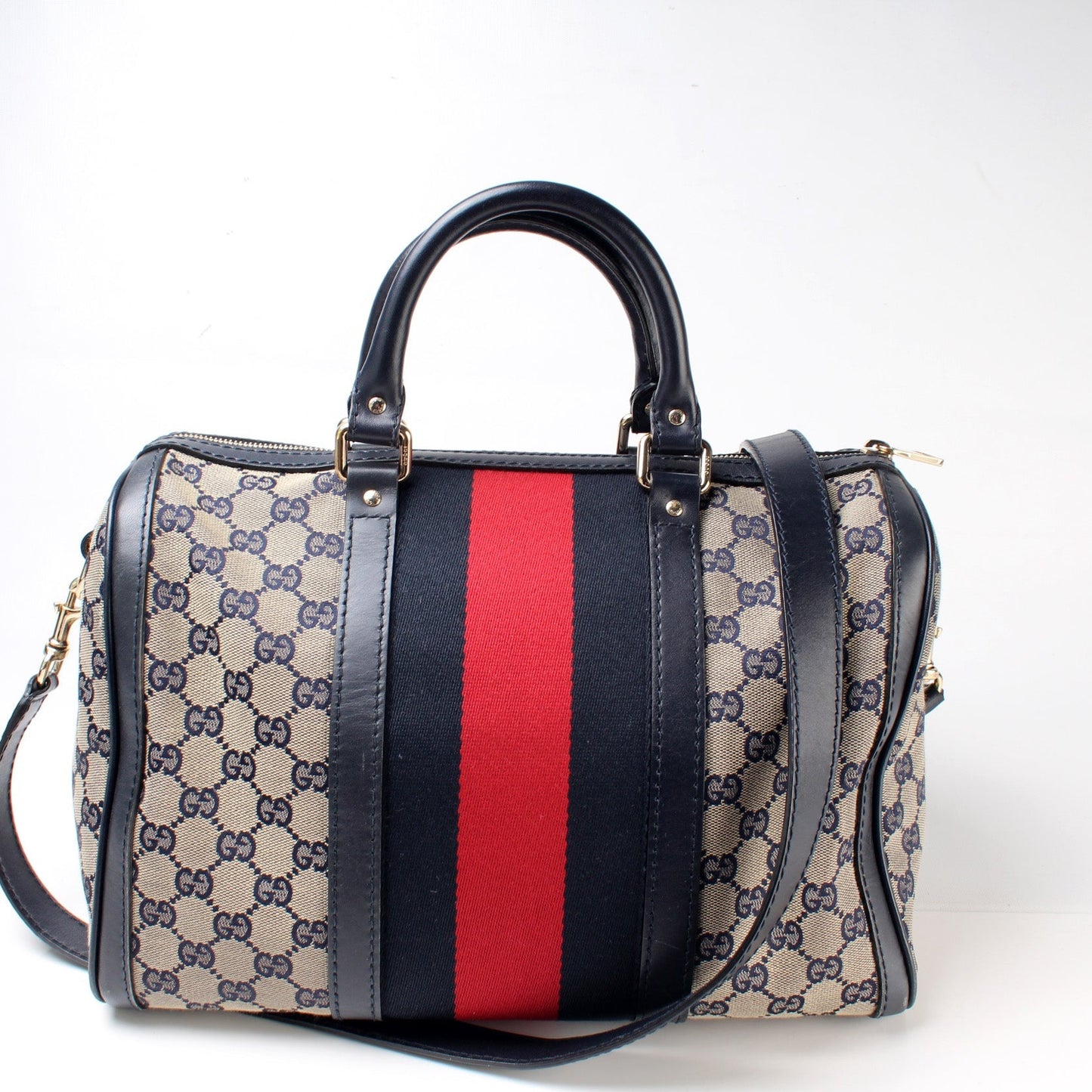 Gucci Boston Canvas Travel Bag Canvas 4