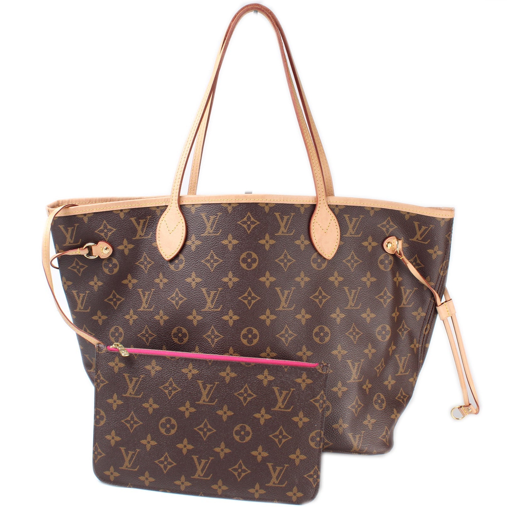 Louis Vuitton Neverfull w MM Monogram Wallet Case Monogram 6