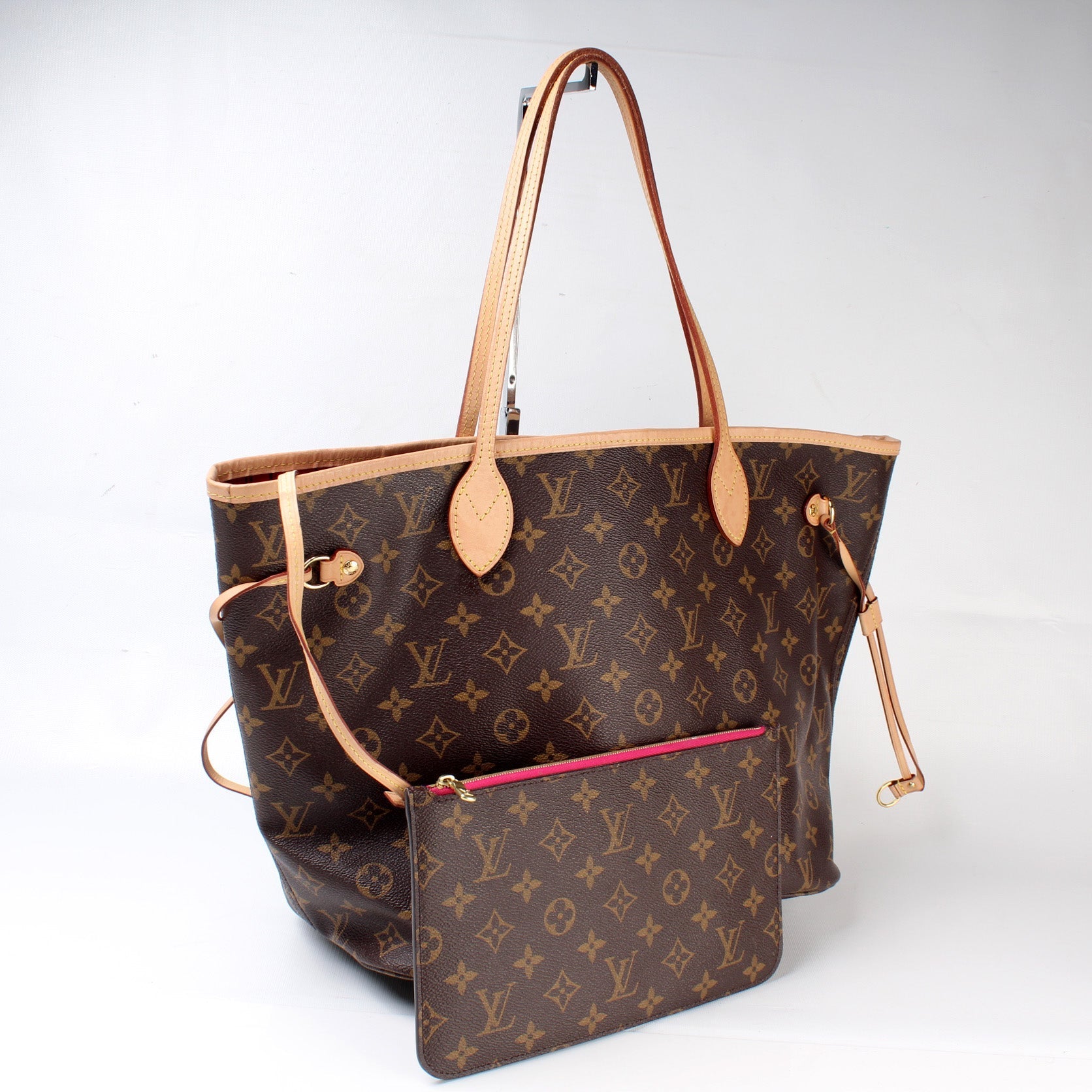 Louis Vuitton Neverfull w MM Monogram Wallet Case Monogram 6