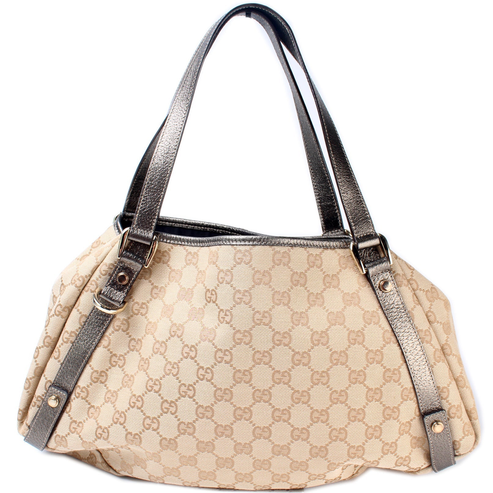 Gucci Abbey Canvas Medium Tote Bag