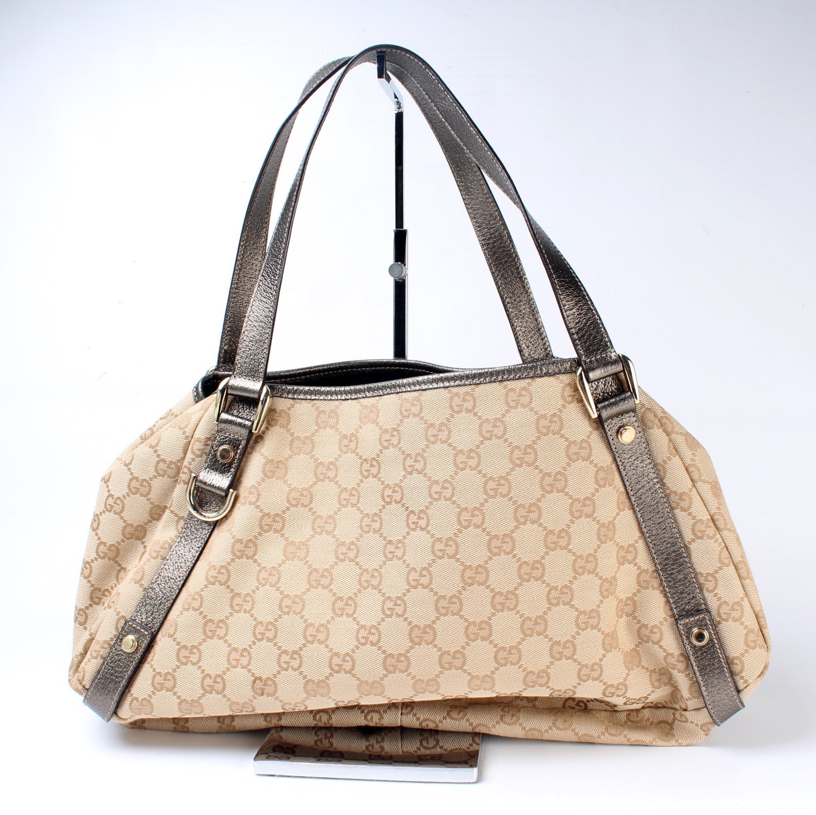 Gucci Abbey Canvas Medium Tote Bag