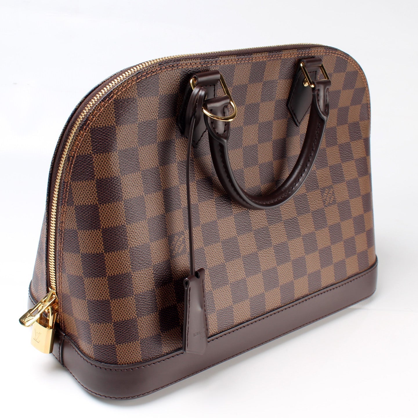 Louis Vuitton Alma PM Ebene Damier Handbag Ebene 2