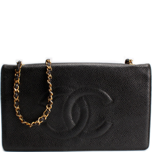 Chanel Timeless CC WOC Caviar 4M Clutch Bag
