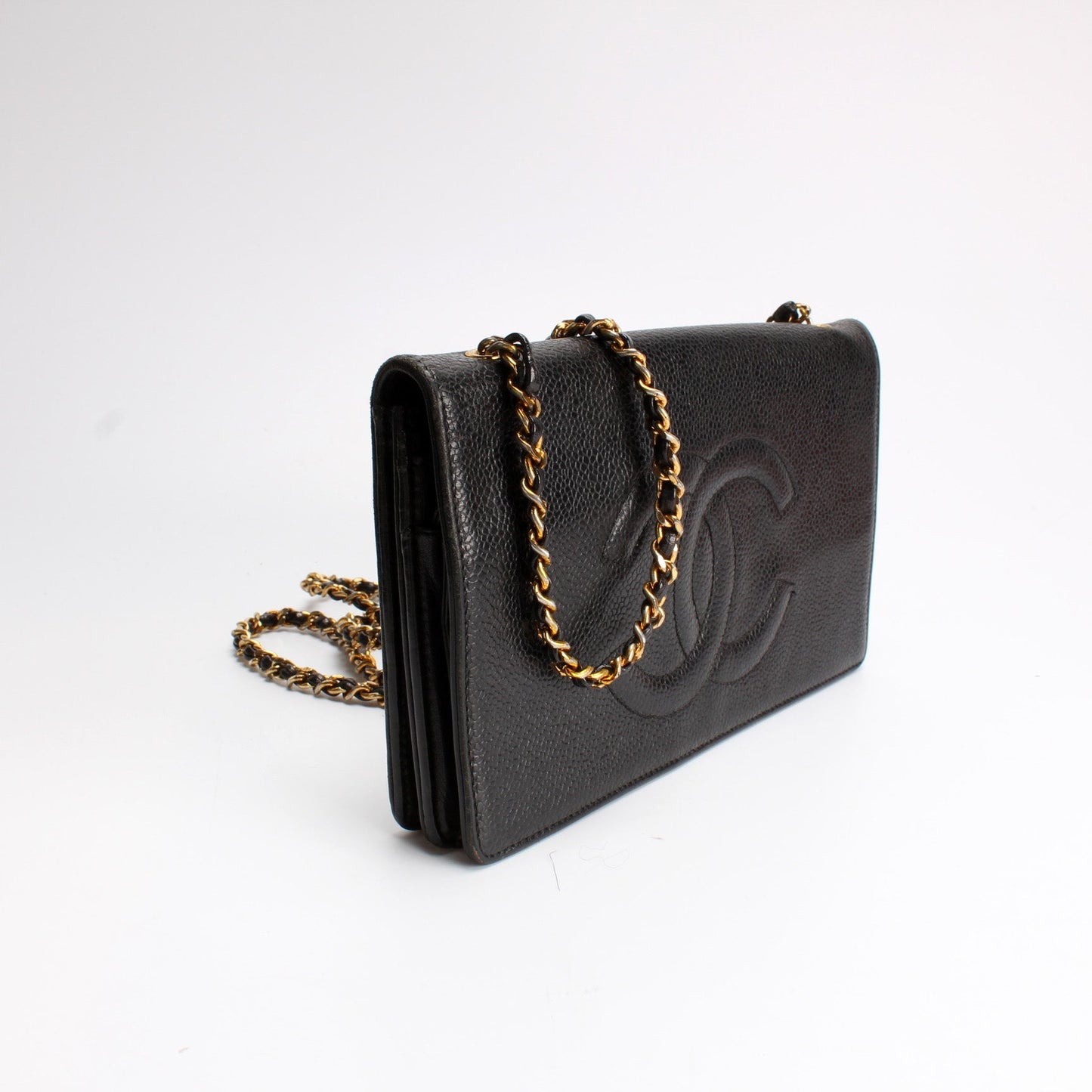 Chanel Timeless CC WOC Caviar 4M Clutch Bag
