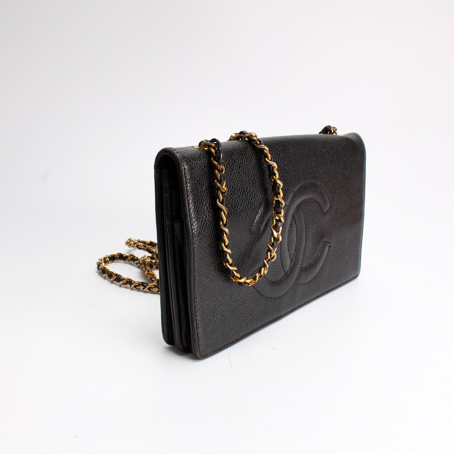 Chanel Timeless CC WOC Caviar 4M Clutch Bag