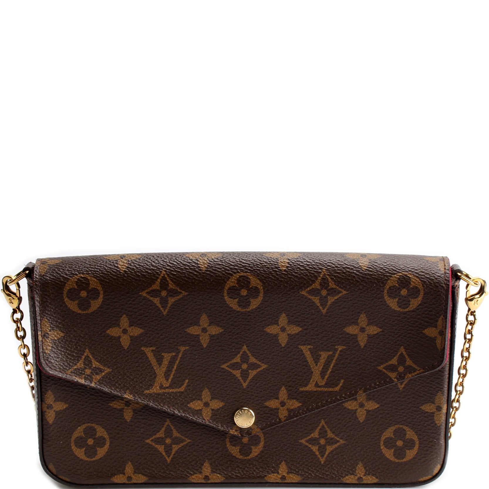 Louis Vuitton Pochette Felicie Monogram Clutch Bag Monogram 49