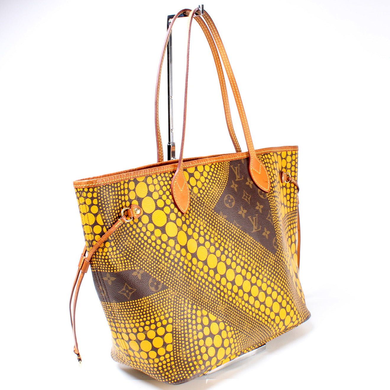 Louis Vuitton Neverfull MM Kusama Monogram Tote Bag