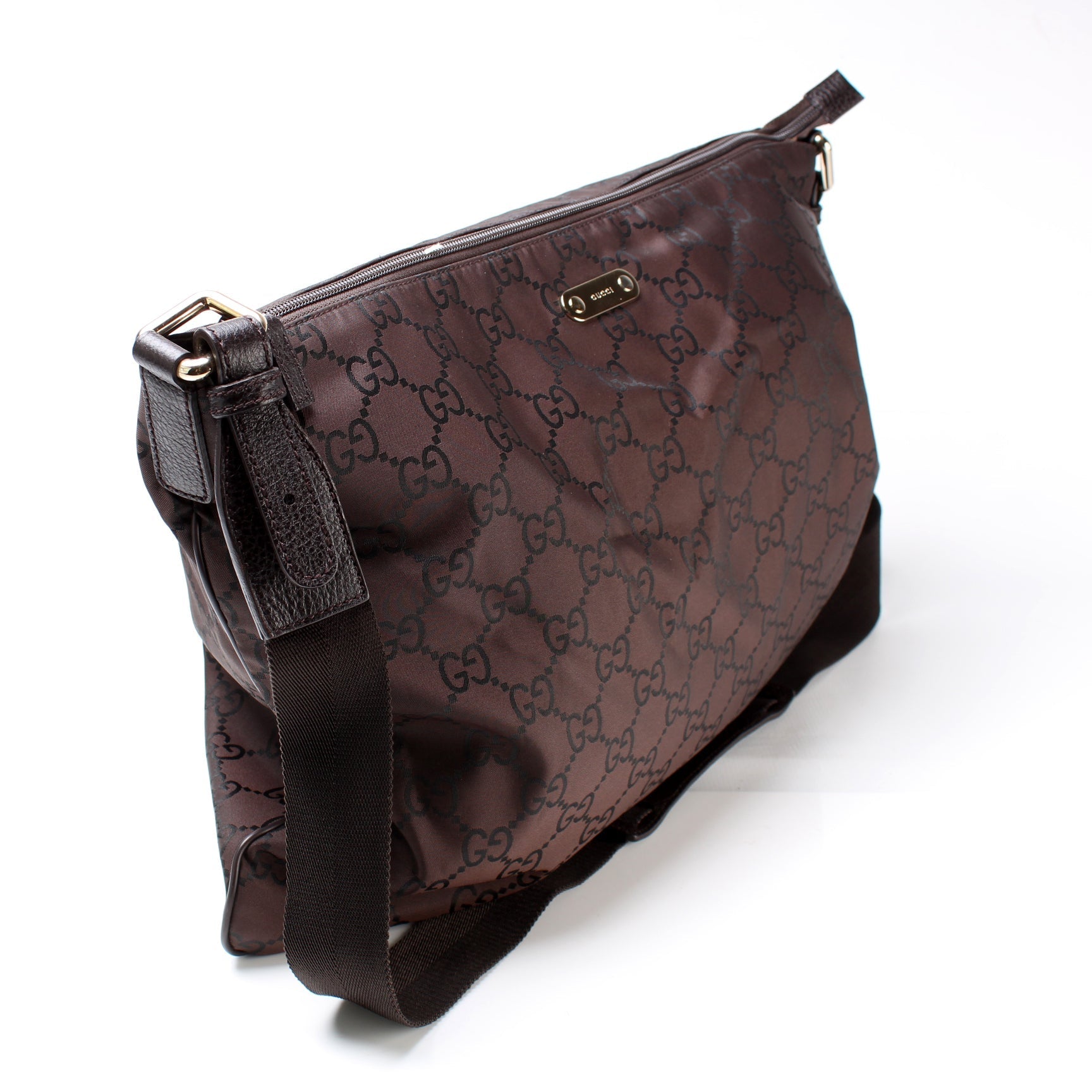 Gucci GG Messenger Nylon Travel Bag Nylon Messenger