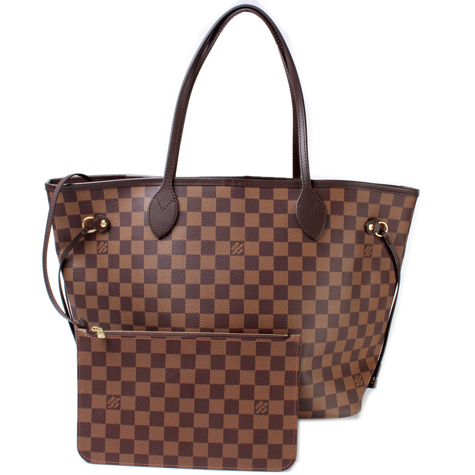 Louis Vuitton Neverfull w MM Ebene Damier Wallet Case Ebene 4