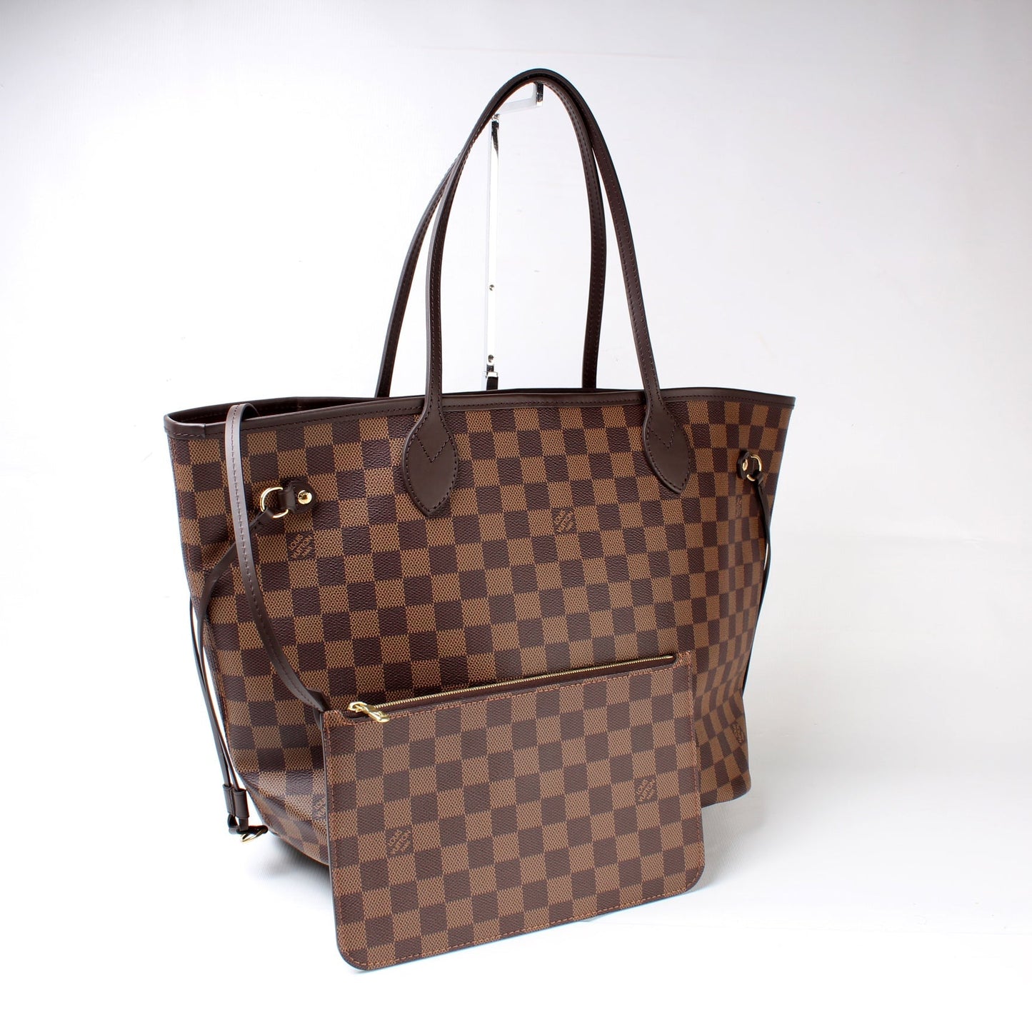 Louis Vuitton Neverfull w MM Ebene Damier Wallet Case Ebene 4