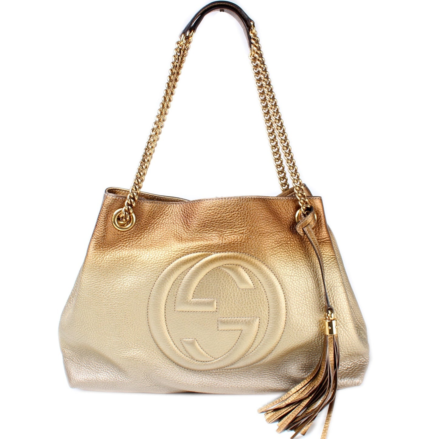 Gucci Soho Leather Medium Shoulder Bag Medium 24