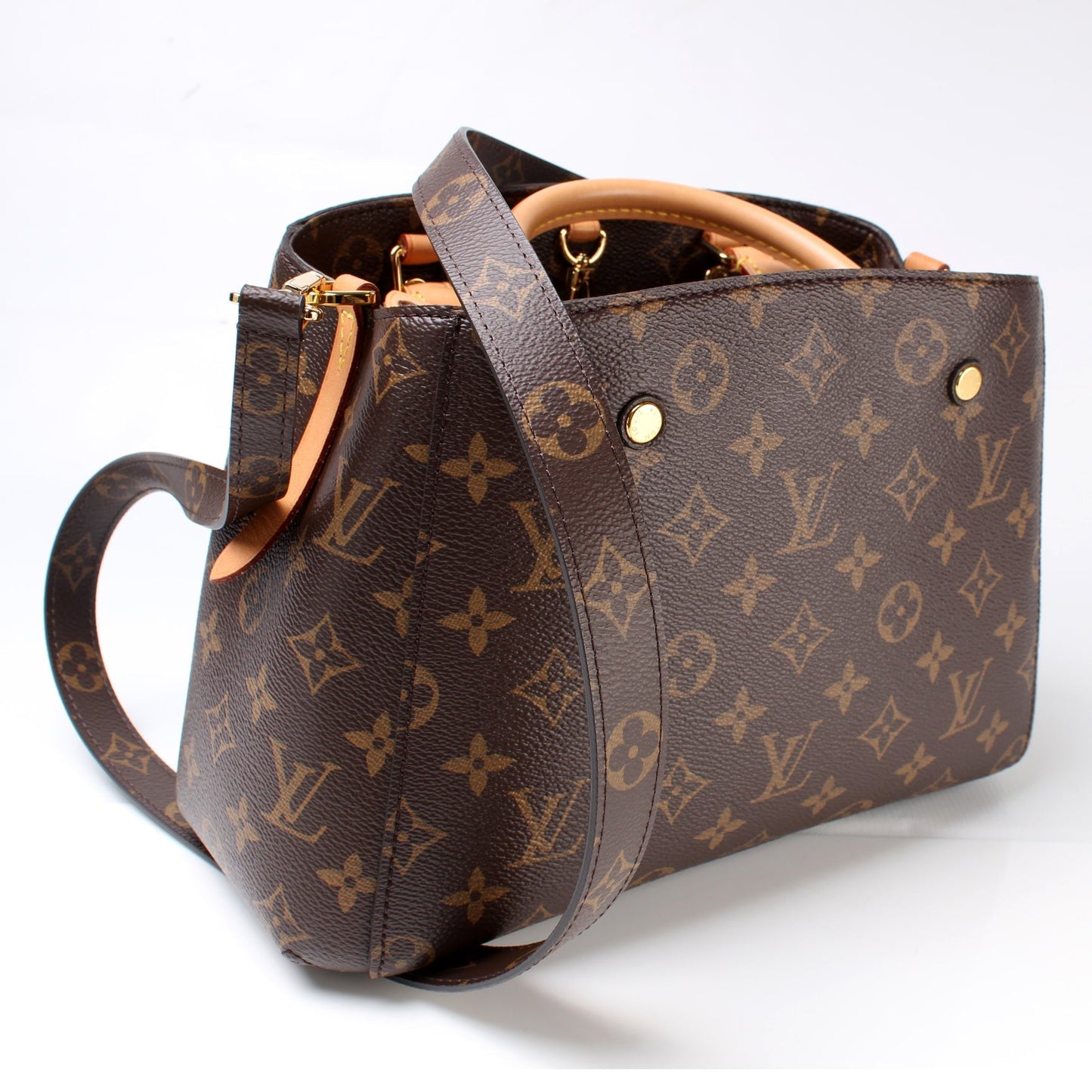 Louis Vuitton Montaigne BB Monogram Handbag Monogram 15