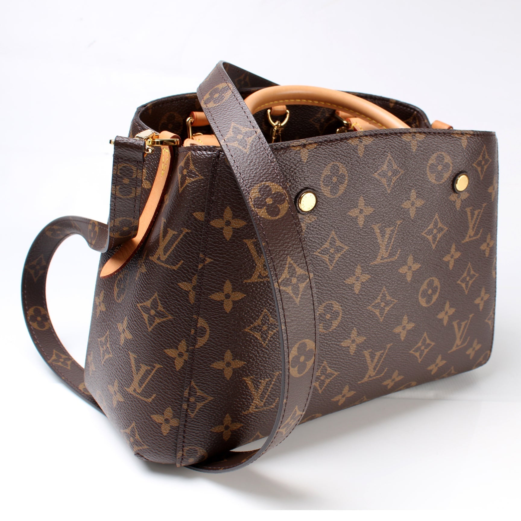 Louis Vuitton Montaigne BB Monogram Handbag Monogram 15