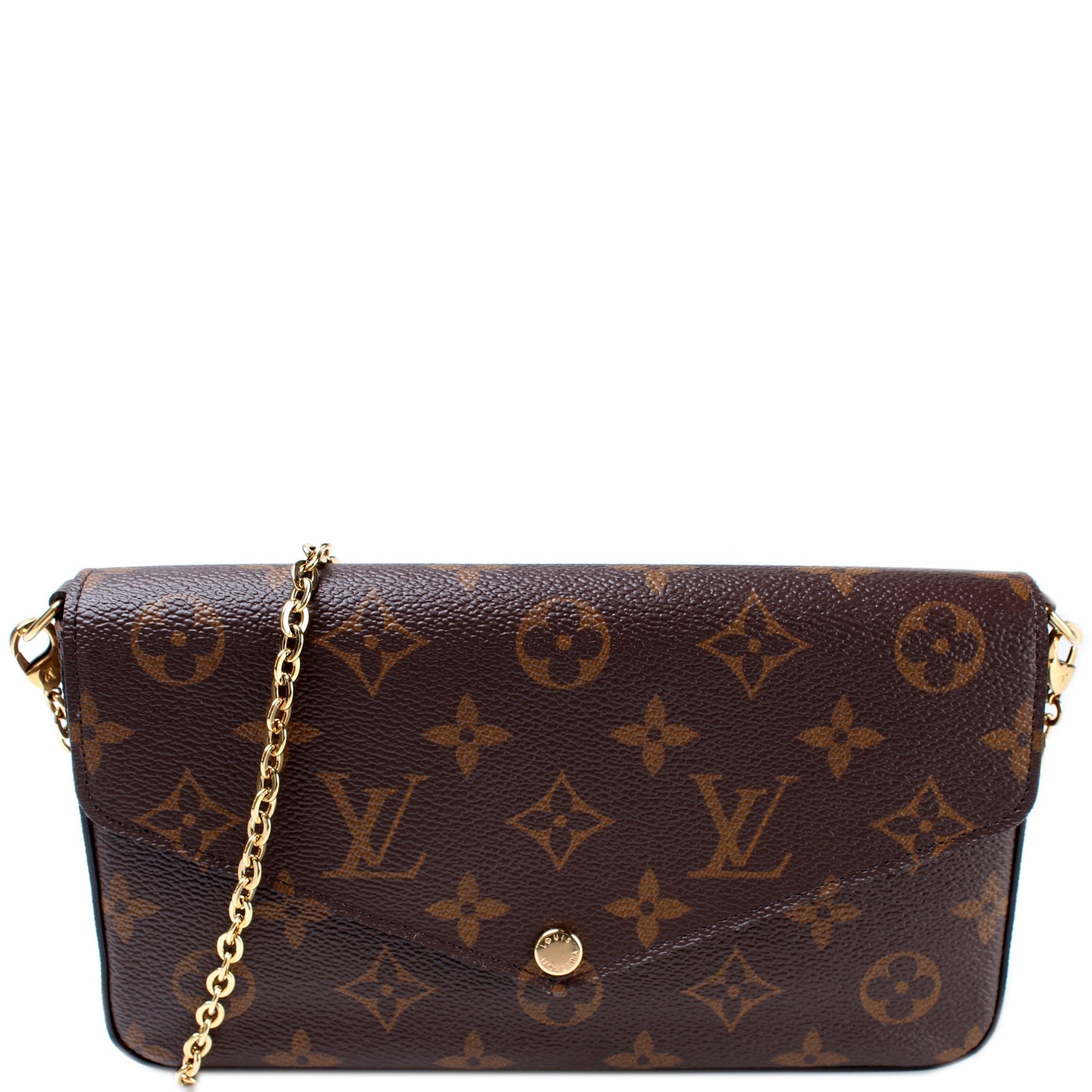 Louis Vuitton Pochette Felicie Monogram Clutch Bag Monogram 62