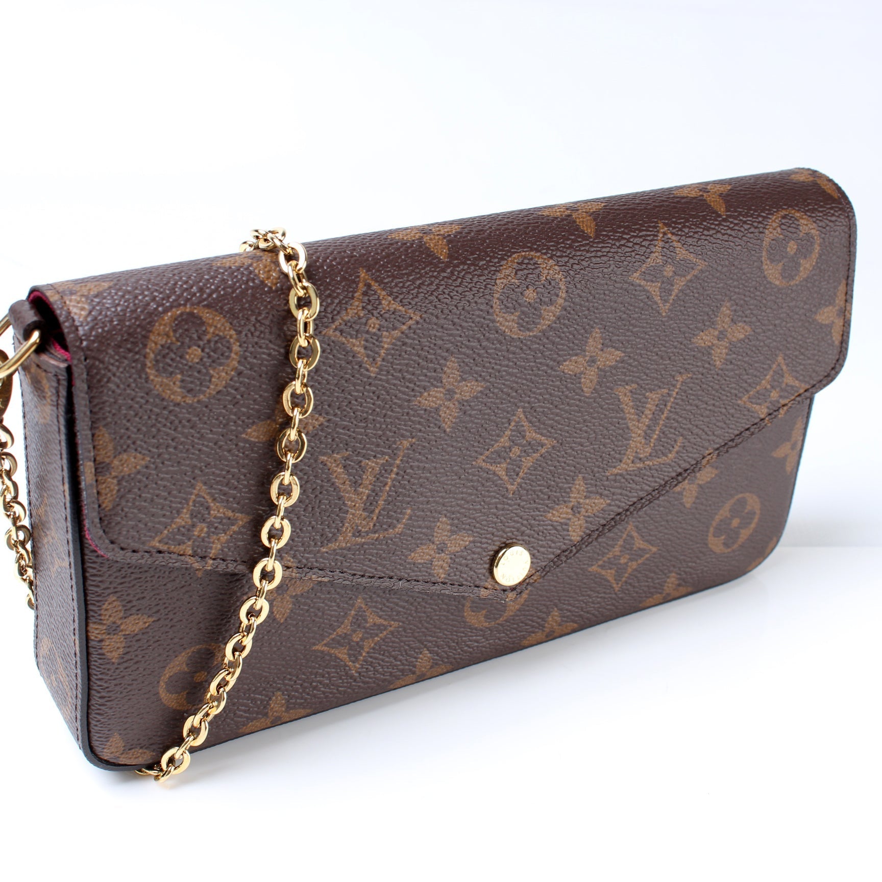 Louis Vuitton Pochette Felicie Monogram Clutch Bag Monogram 62
