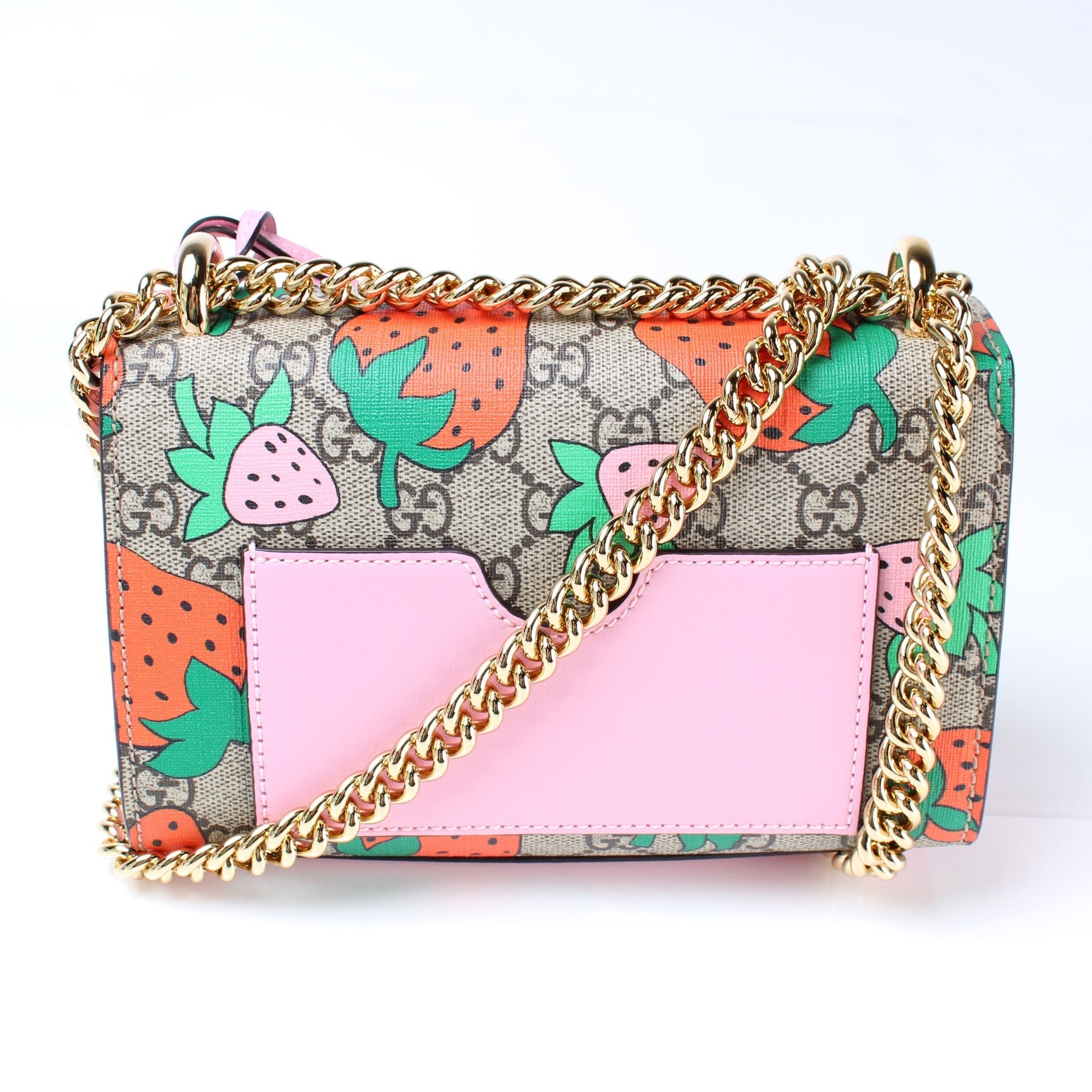Gucci Padlock Strawberry Small Travel Bag