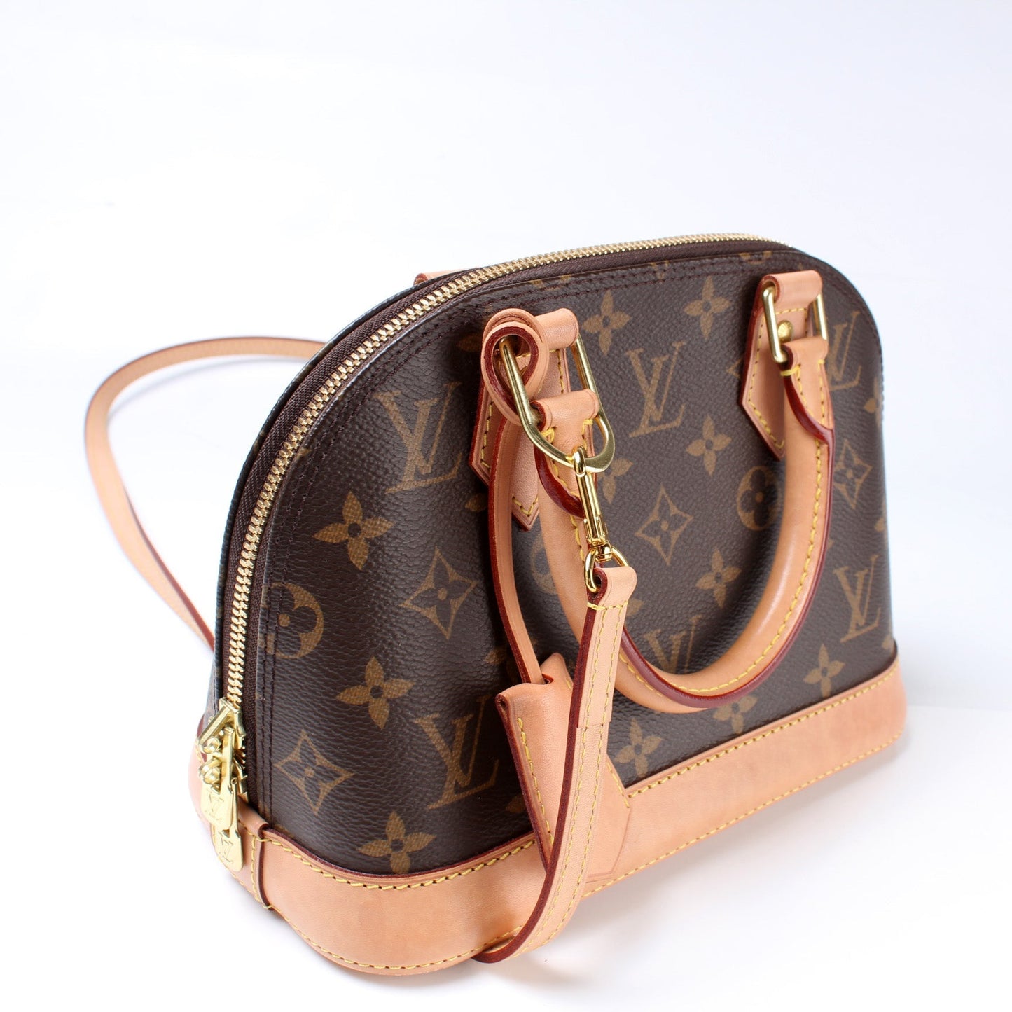Louis Vuitton Alma BB Monogram Handbag Monogram 12