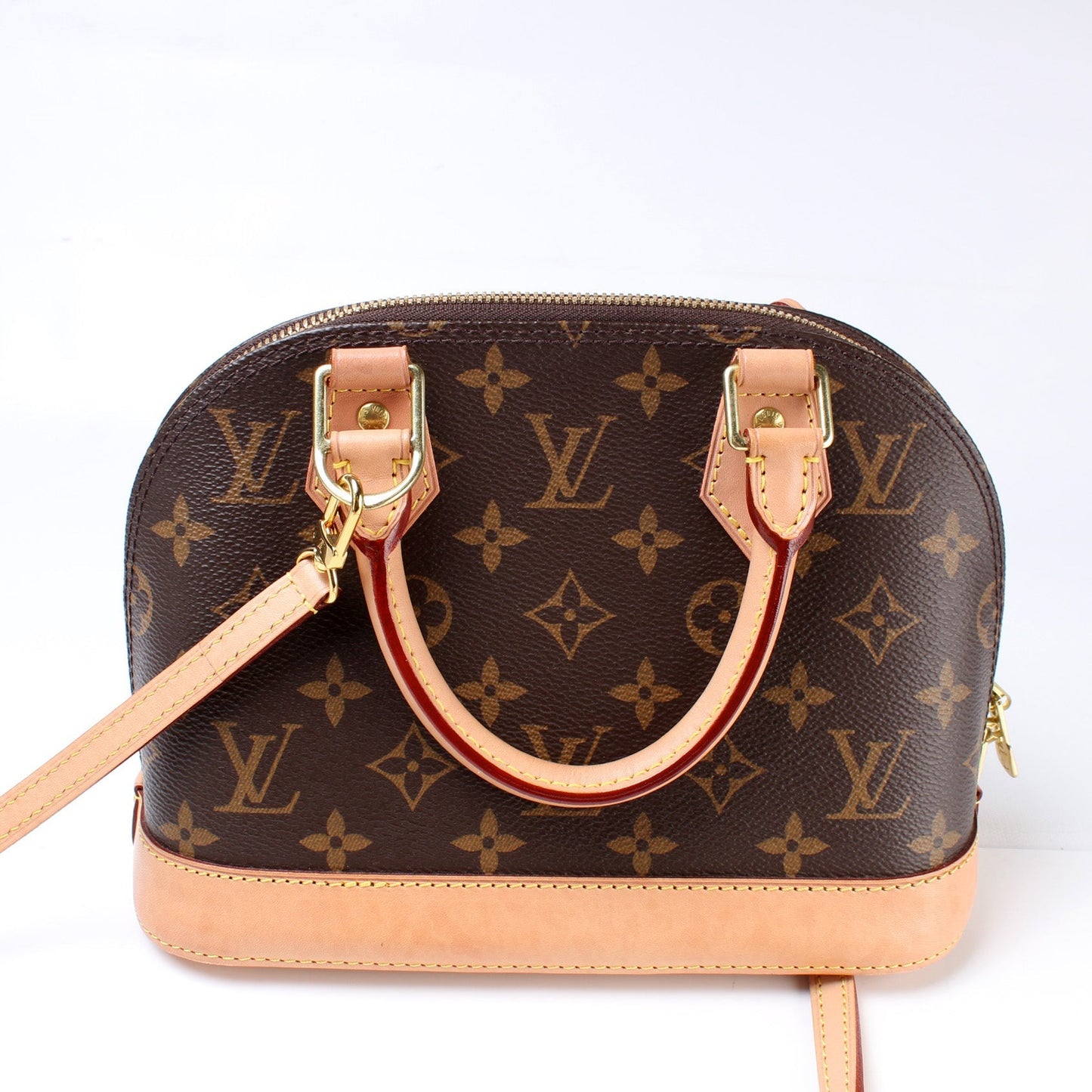 Louis Vuitton Alma BB Monogram Handbag Monogram 12