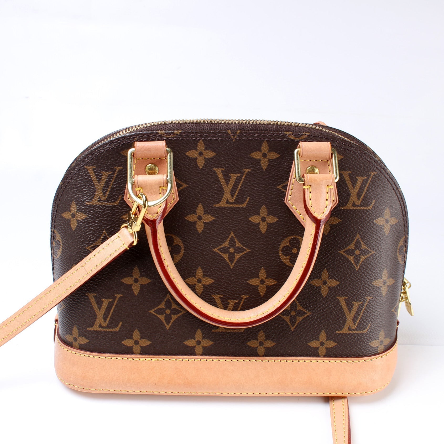 Louis Vuitton Alma BB Monogram Handbag Monogram 12