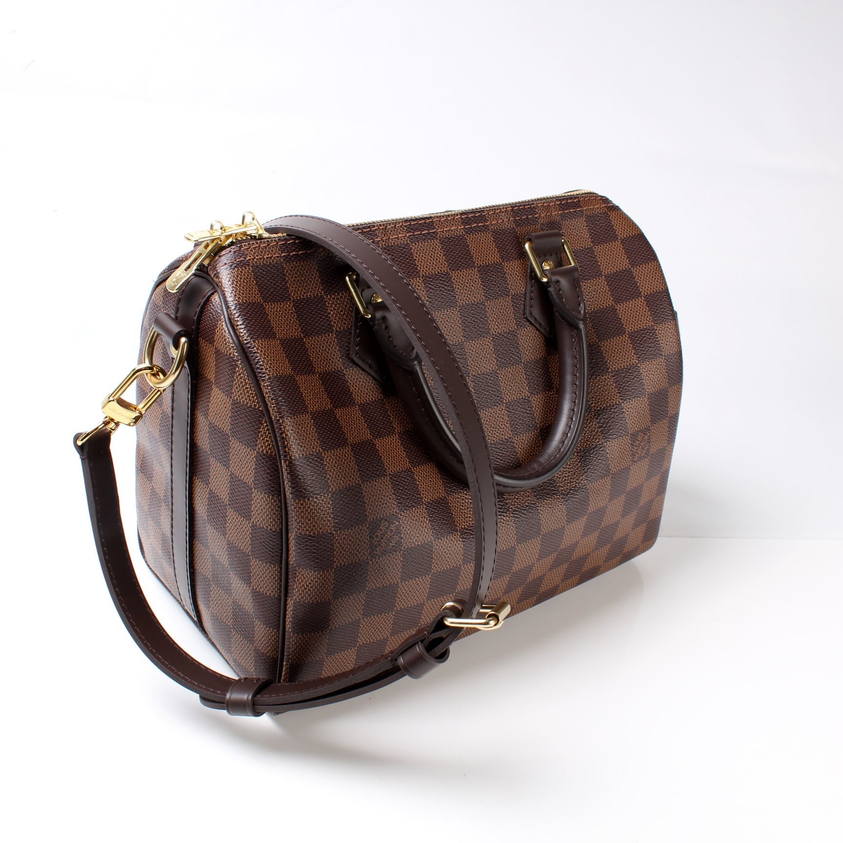 Louis Vuitton Speedy 25 Bandouliere Ebene Damier Handbag Ebene 7