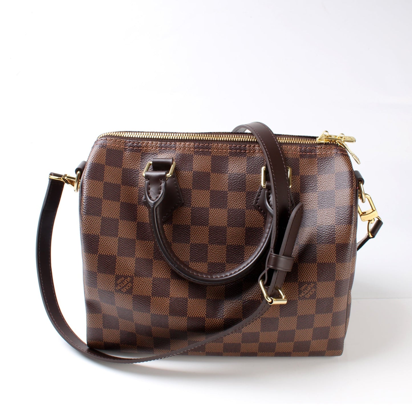 Louis Vuitton Speedy 25 Bandouliere Ebene Damier Handbag Ebene 7