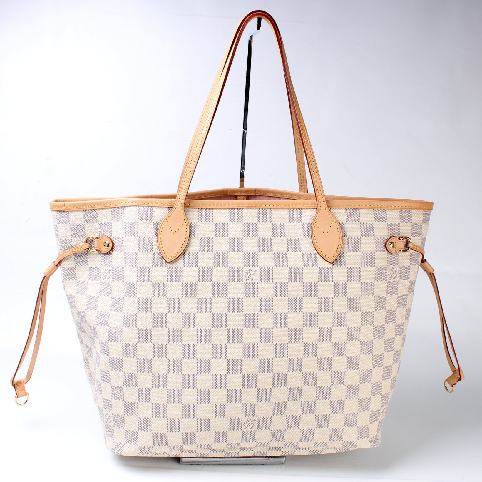 Louis Vuitton Neverfull MM Azur Damier Wallet Case Azur 2