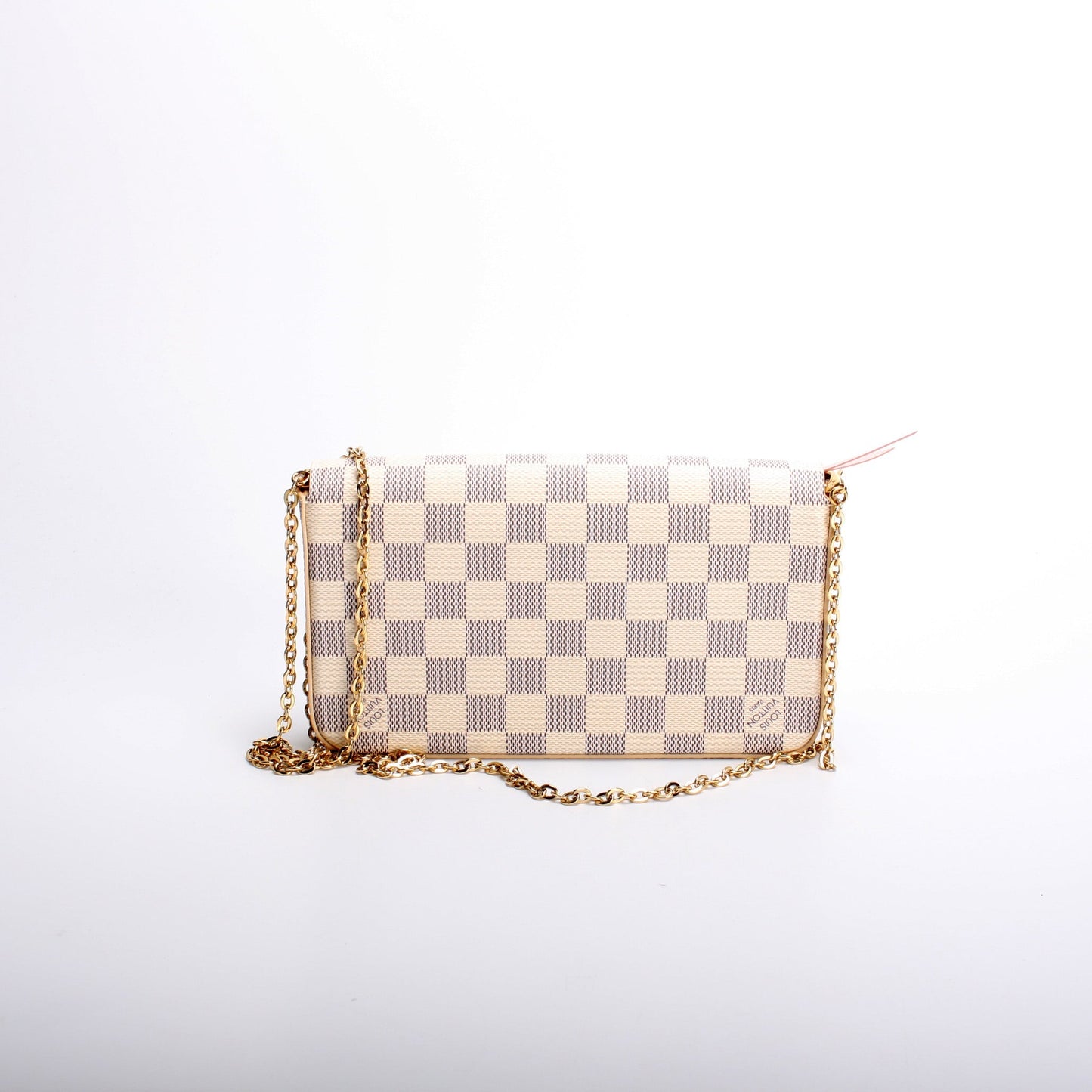Louis Vuitton Pochette Felicie Azur Damier Clutch Bag Azur 4