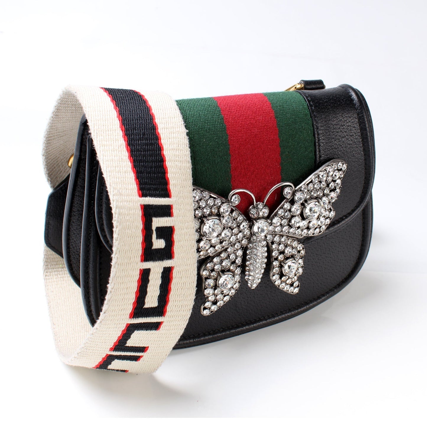 Gucci Totem Crystal Butterfly Tote Bag