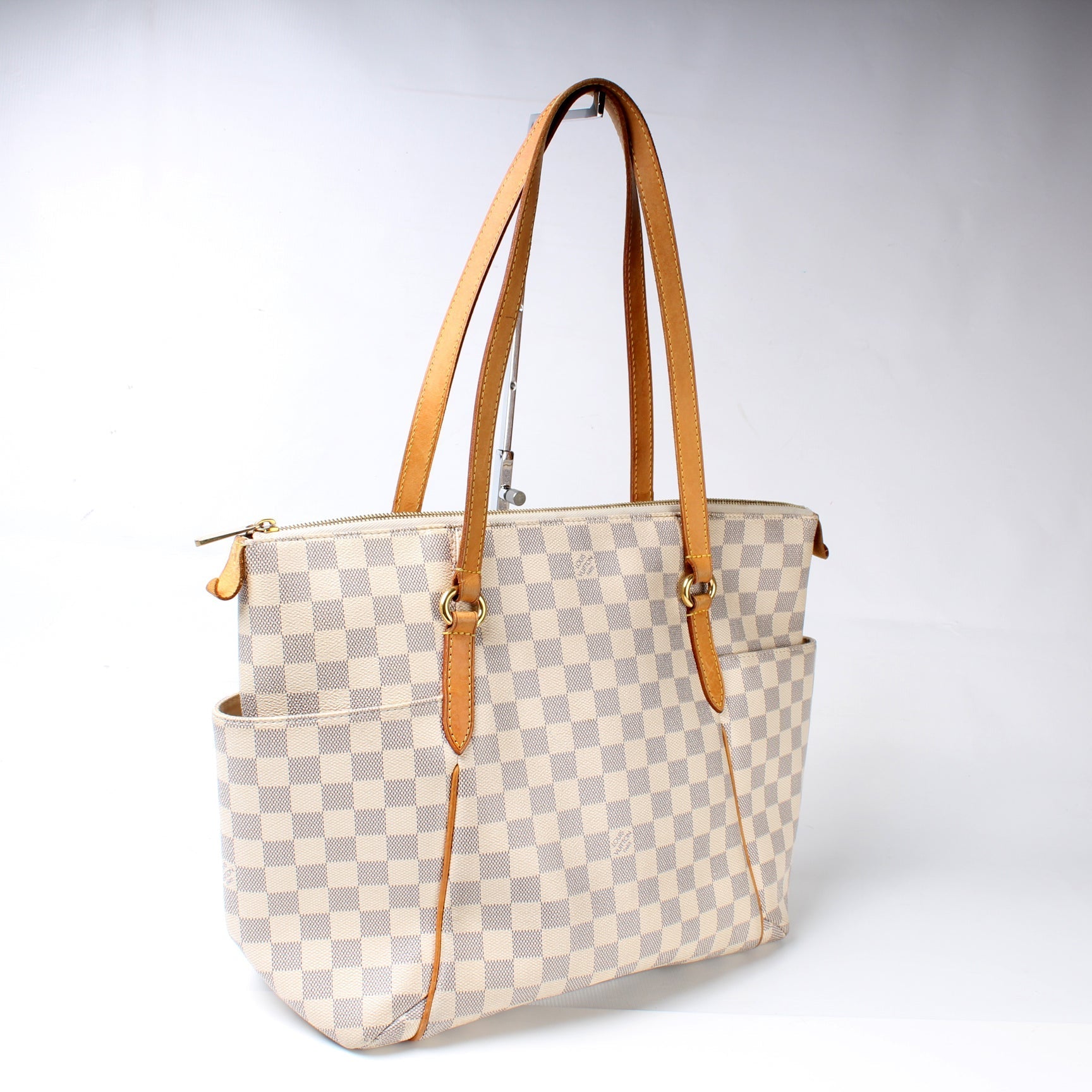 Louis Vuitton Totally Azur GM Damier Handbag Azur 4