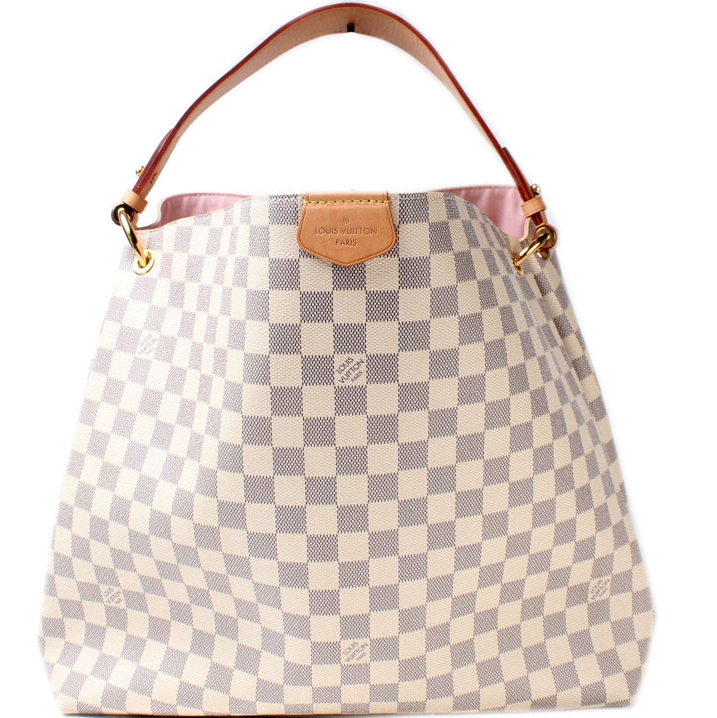 Louis Vuitton Graceful MM Azur Damier Handbag Azur 5