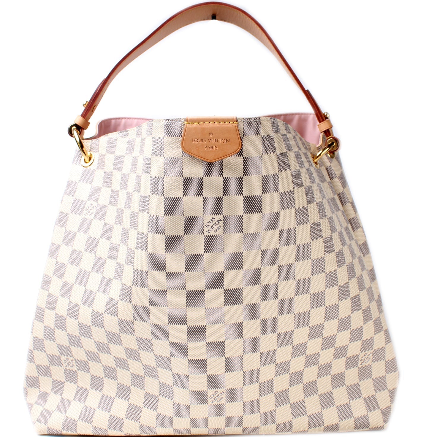 Louis Vuitton Graceful MM Azur Damier Handbag Azur 5