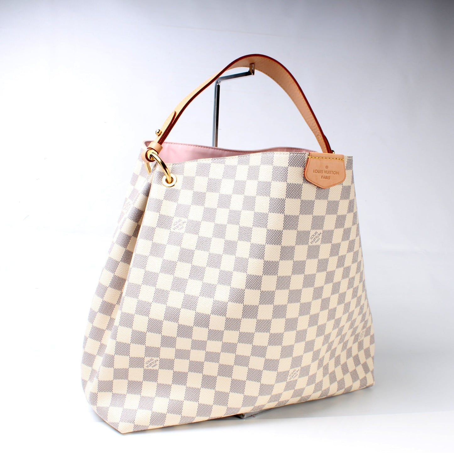 Louis Vuitton Graceful MM Azur Damier Handbag Azur 5