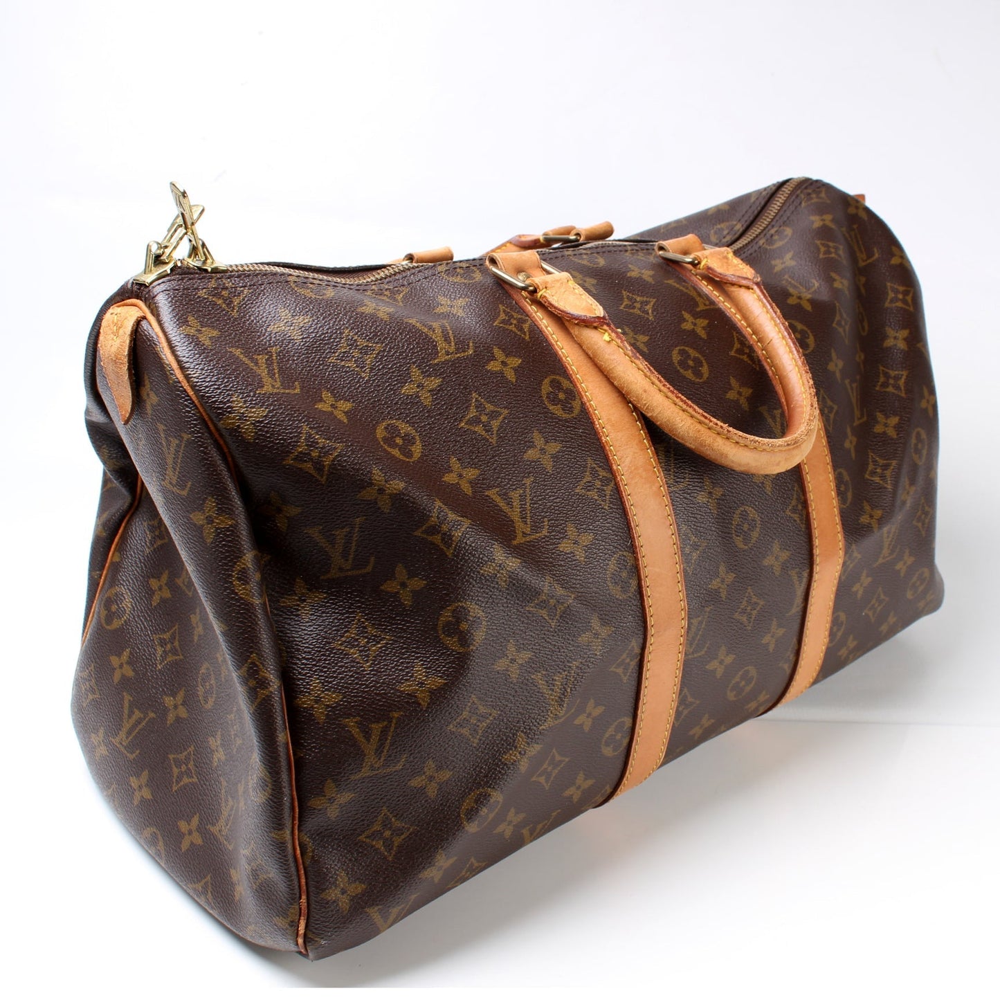 Louis Vuitton Keepall 45 Monogram Travel Bag Strap 1