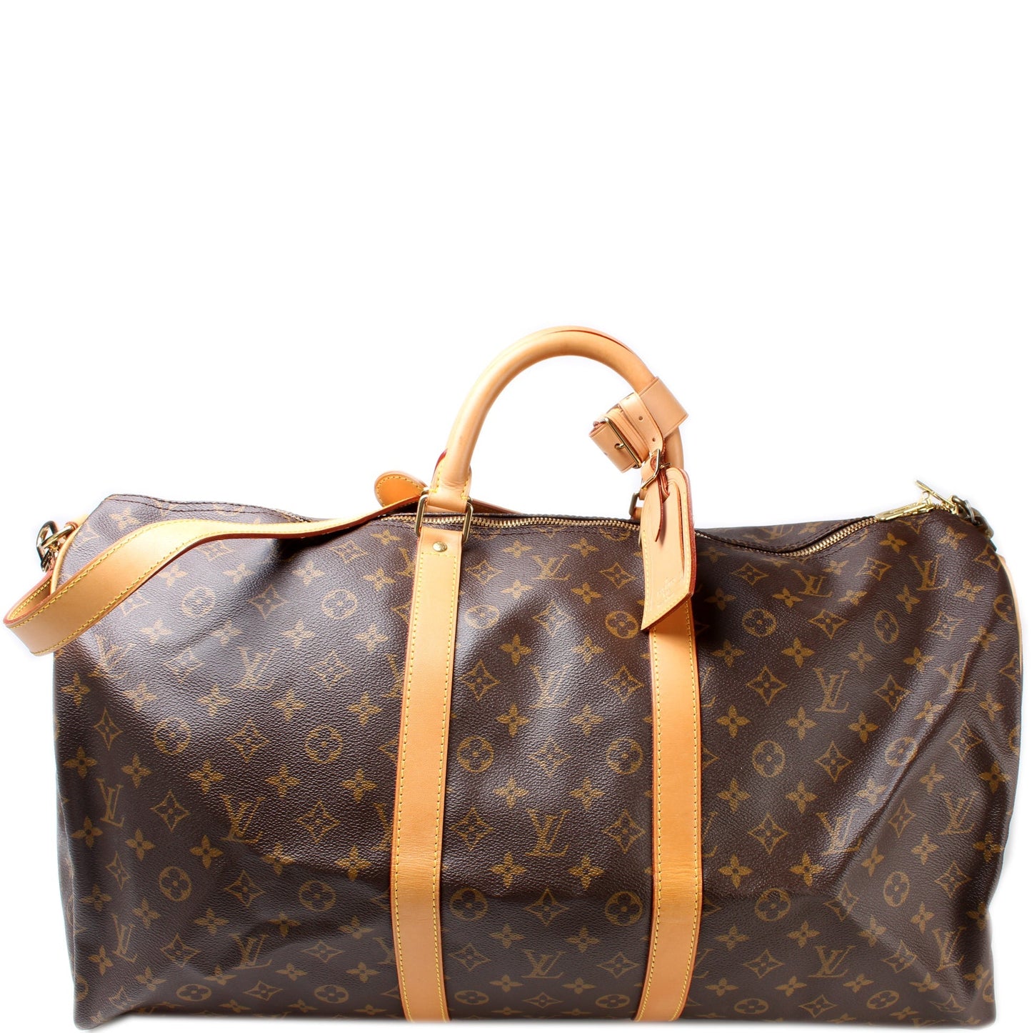 Louis Vuitton Keepall 55 Bandouliere Monogram Travel Bag Monogram 28