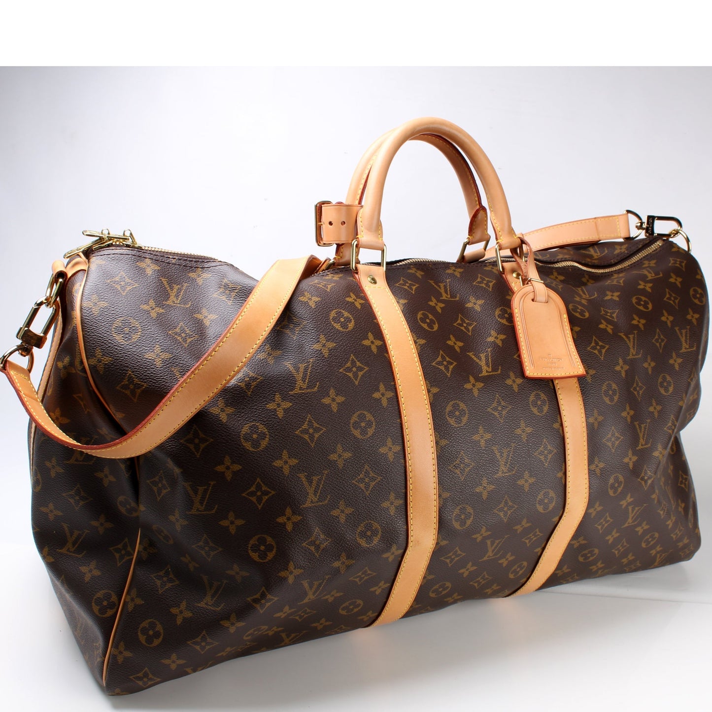 Louis Vuitton Keepall 60 Bandouliere Monogram Travel Bag Monogram 24