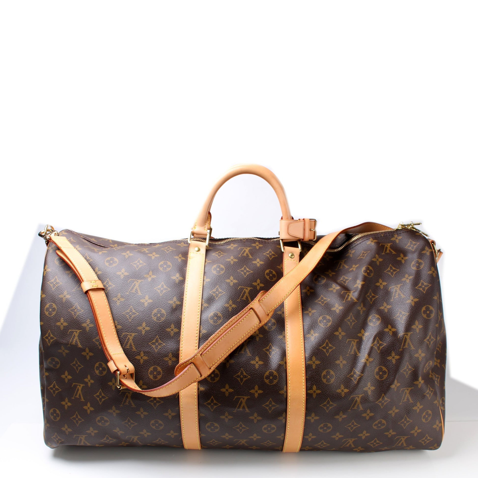 Louis Vuitton Keepall 60 Bandouliere Monogram Travel Bag Monogram 24