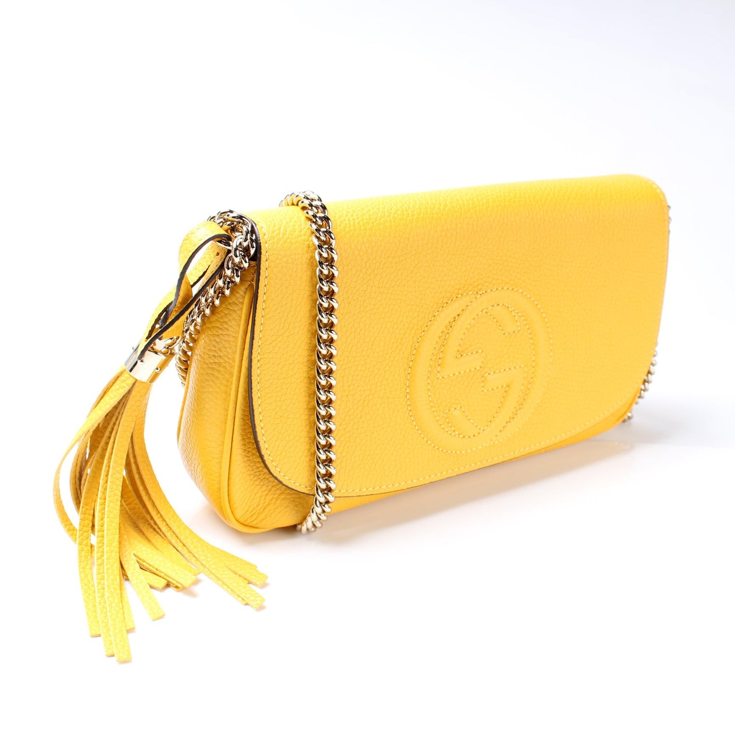 Gucci Soho Tassel Chain Flap Travel Bag Flap 4