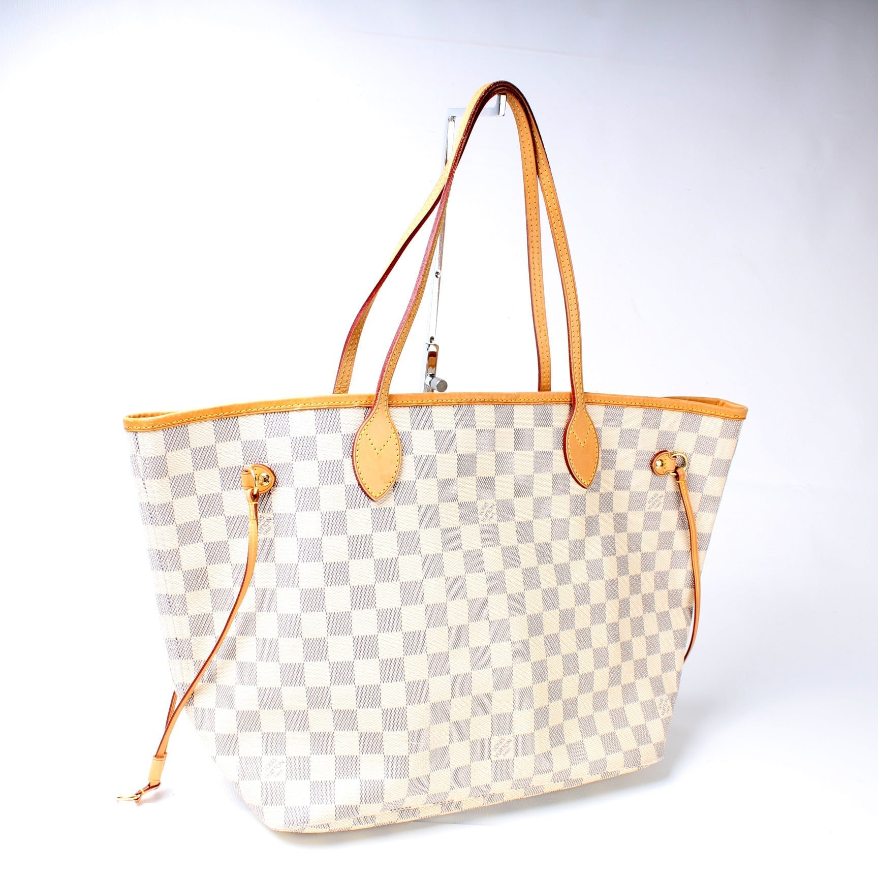 Louis Vuitton Nverfull MM Azur Damier Handbag