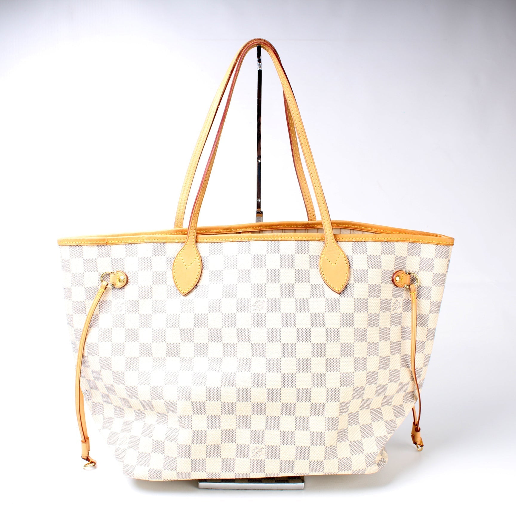 Louis Vuitton Nverfull MM Azur Damier Handbag