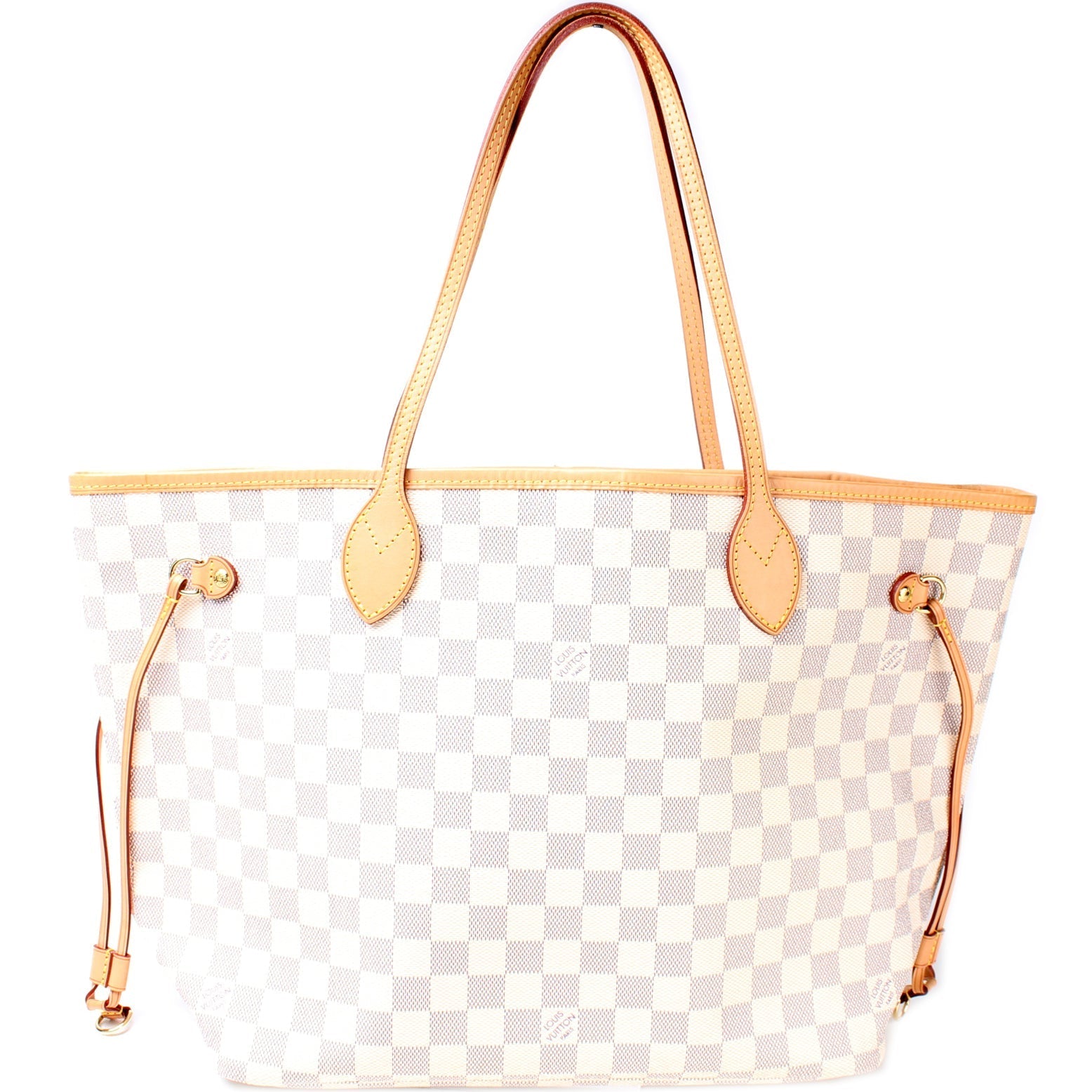 Louis Vuitton Neverfull MM Azur Damier Tote Bag Azur 81