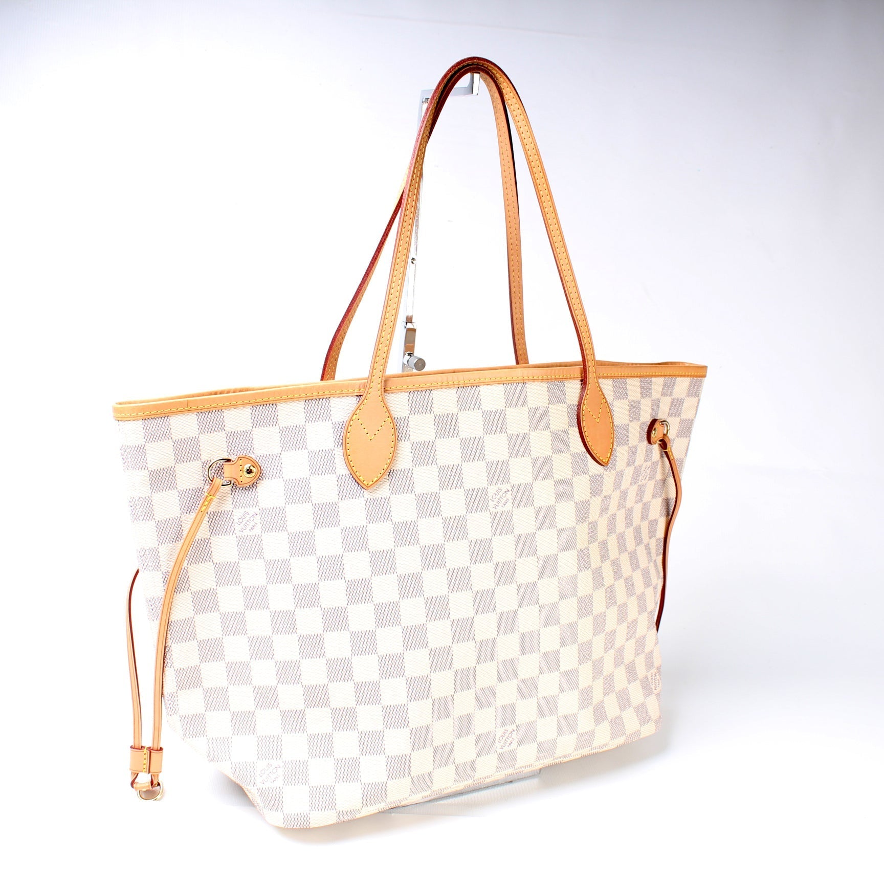 Louis Vuitton Neverfull MM Azur Damier Tote Bag Azur 81